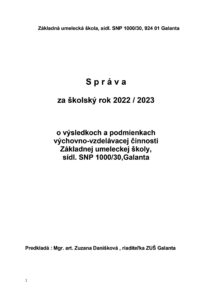 Microsoft Word - SPRÁVA 2022 2023